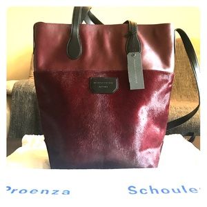 Proenza Schouler Leather & Pony hair handbag